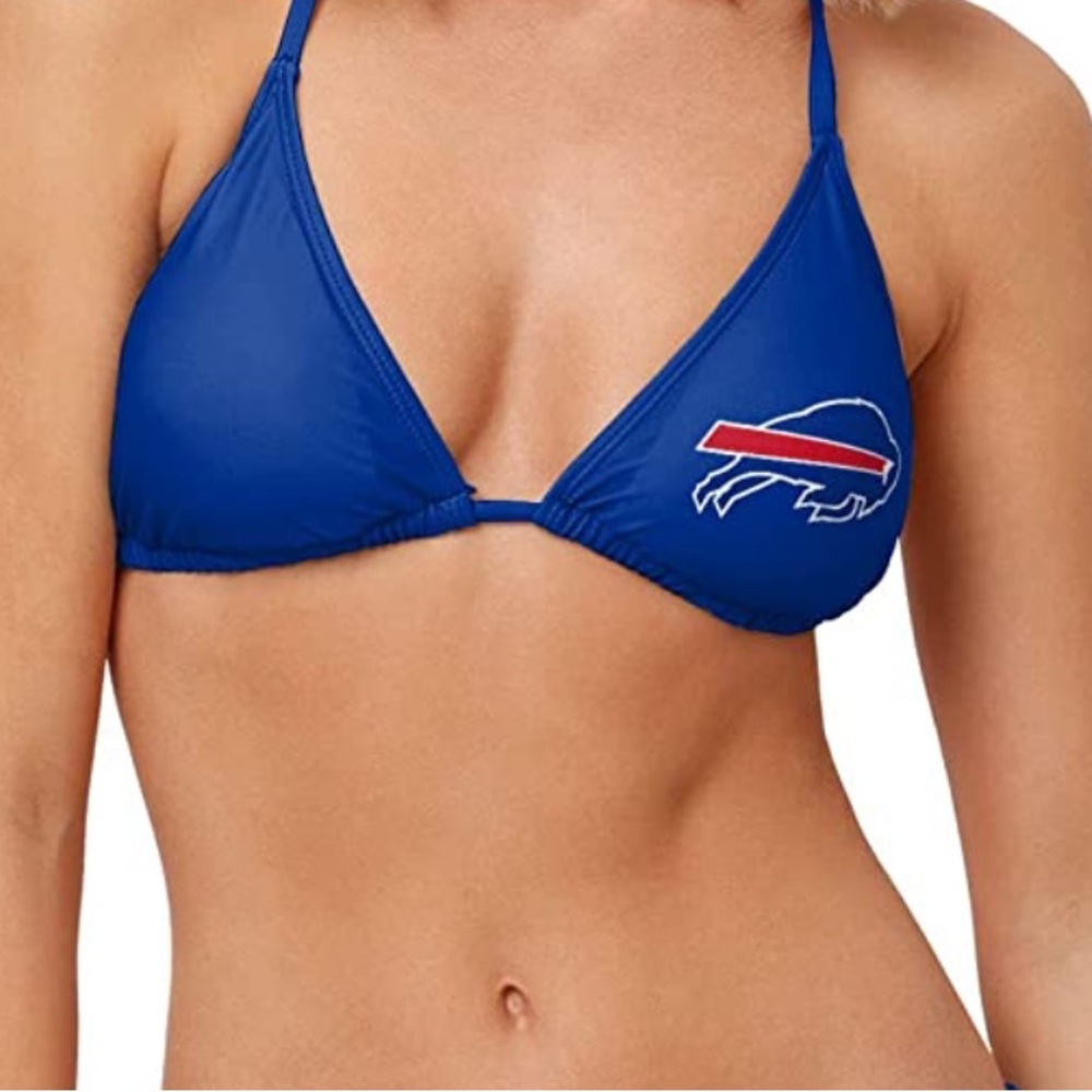 Buffalo bills womens triangle bikini top brand new never worn size xl